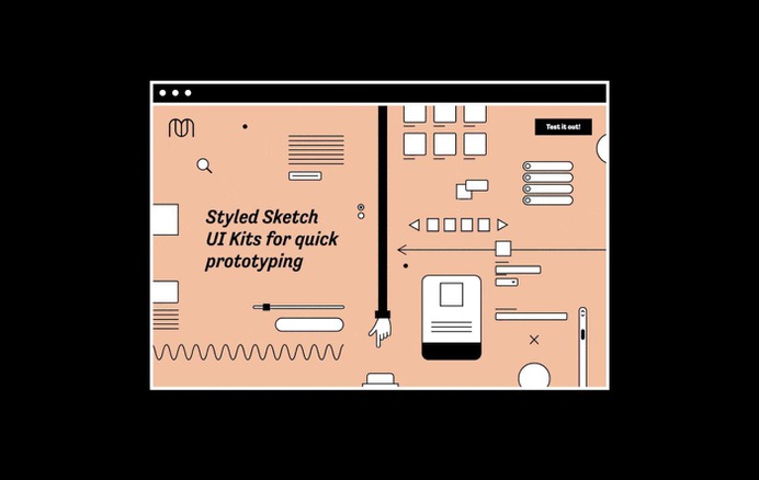 Interactive Hero Section for MakeUI