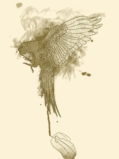 Make Fine Bird #illustration #design #graphic #animals