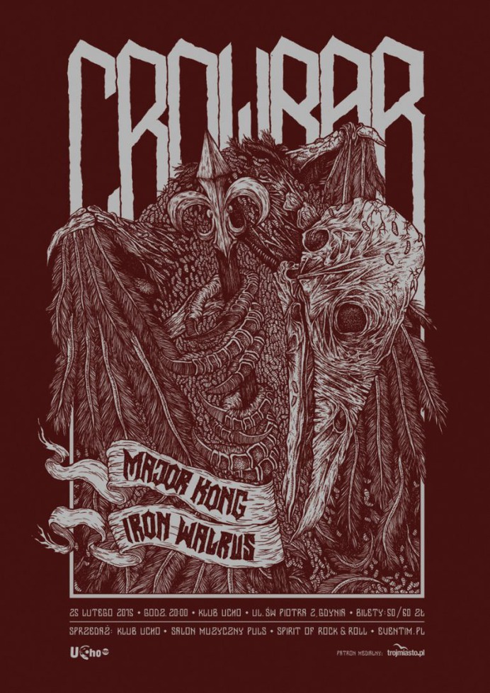Crowbar / Major Kong / Iron Walrus gig poster