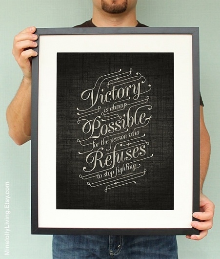 Typography - VICTORY CLUB MEMBERS #victory #poster #typography