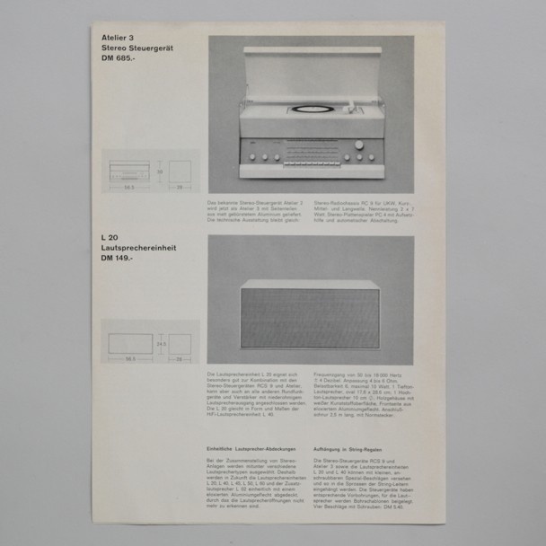 Braun Information fur den Fachhandel 1962 via www.dasprogramm.org