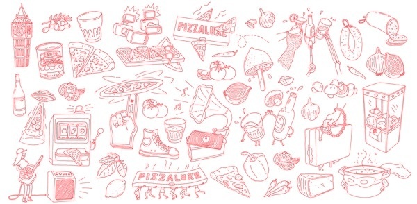PizzaLuxe Illustration 1 #pattern