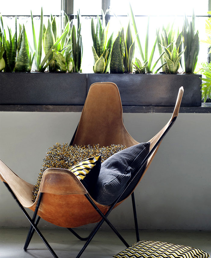 Modern Bathroom Decor with Live Plants - #bath, #interior, #decor, #plants, #greenery