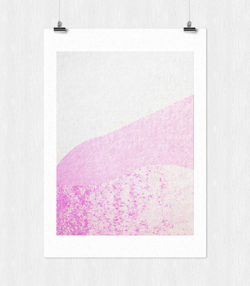 landscape series - 1 #tranquil #pink #print #design #texture #landscape #calm #leriquiqui #series #art #pastel