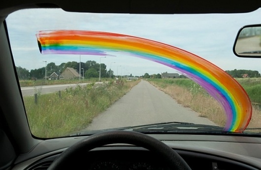 urban taster | stuff we like #wiper #helmut #windshield #smits #rainbow