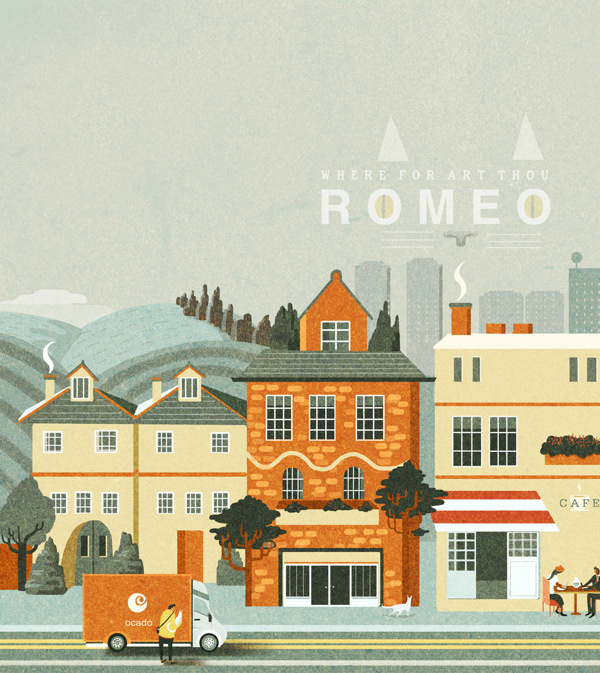 Illustration - Romeo on Behance #simple #illustration