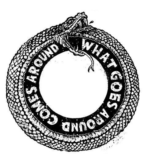 Designersgotoheaven.com What goes/comes byÂ Mark Ward. #loop #snape