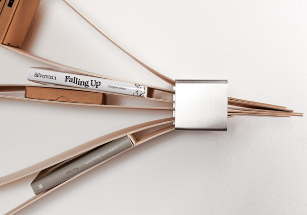 Chuck on Behance #wood #shelving