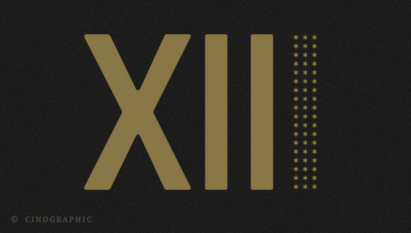 Cinographic XIII! #happy #numerals #year #roman #xiii #new