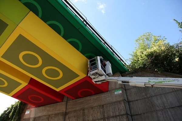 megx: LEGO bridge in germany #bridge #architecture #lego