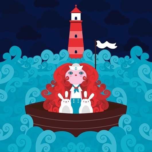 The Lighthouse : KipiKaPopo — Design, Art Direction & Illustration #illustration