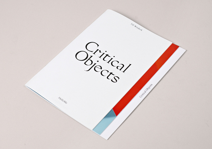 HelloMe_CriticalObjects_Catalogue40 #cover #typography