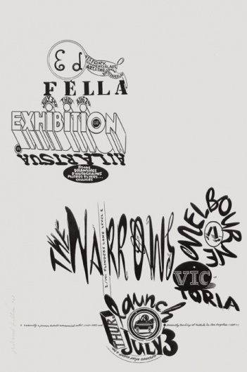 The Narrows | Contemporary Art and Design Gallery | Melbourne Australia #fella #ed #typography