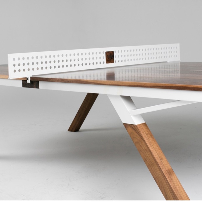 Beautiful wooden luxury deluxe Ping pong table tennis play sport handmade handcrafted by woolsey design inspiration blog mindsparkle mag www