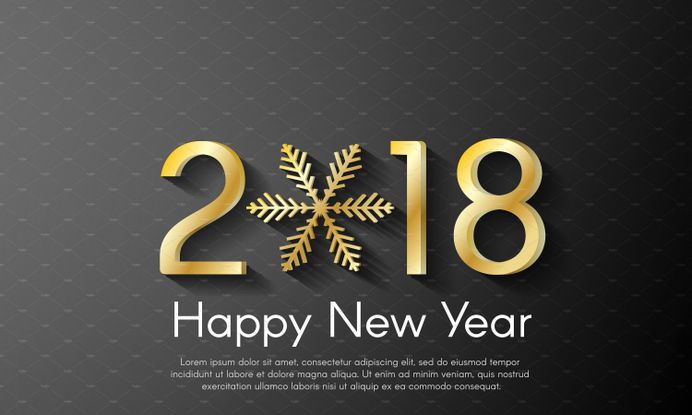 Happy New Year 2018 Free Hd Desktop Wallpaper – WallpapersBae