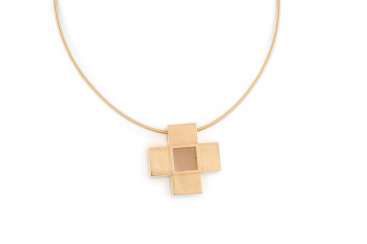 DESIGN-ANHÄNGER 'SCHUBART' MIT KETTE 'NIESSING'
