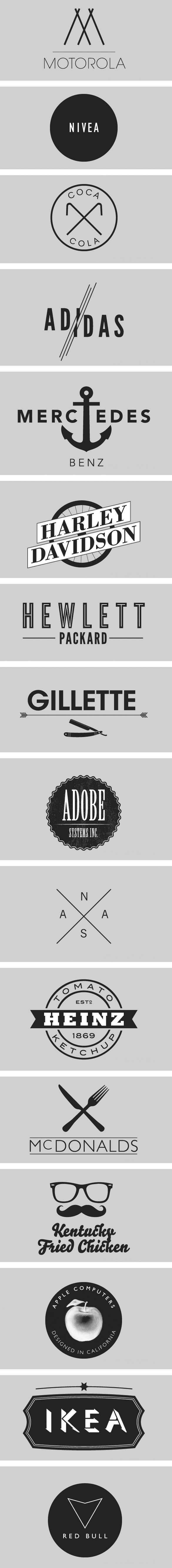 ha hipster logos #logo #identity