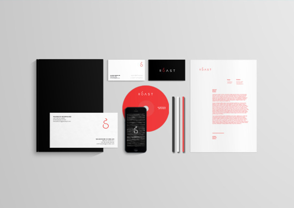 Roast Branding on Behance #branding #roast #brand #identity #stationery