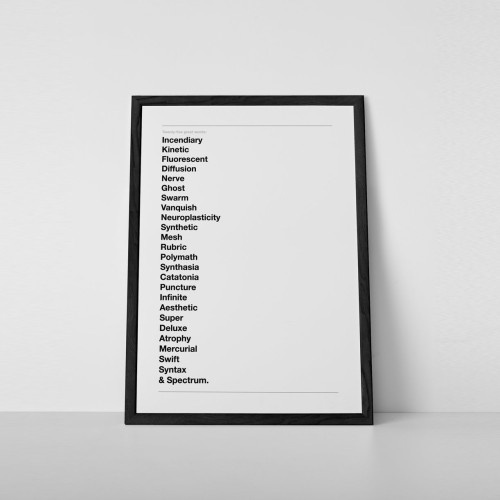 "Great Words" Print