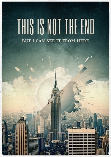 Not the end - Posters - Creattica #michael #schmid #poster #typography