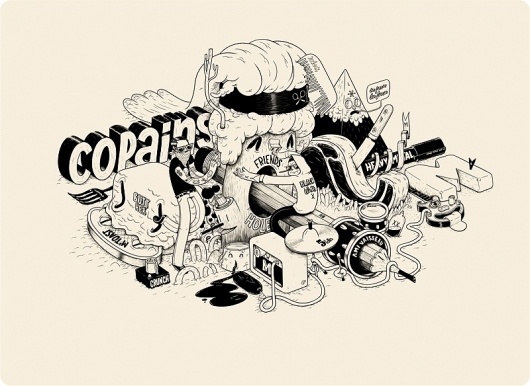 Matthieu Bessudo x Copains | BLDG//WLF #illustration