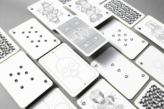 Whimsical Playing Cards #playing_cards #designdeck #cards #minimalist