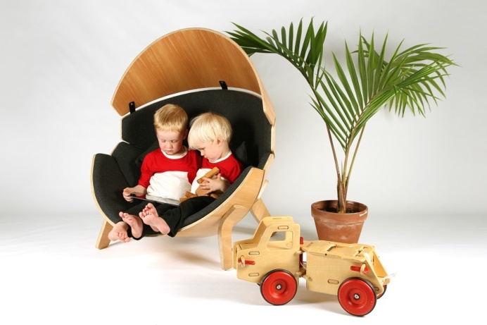Hideaway Chair #design #wood #kids