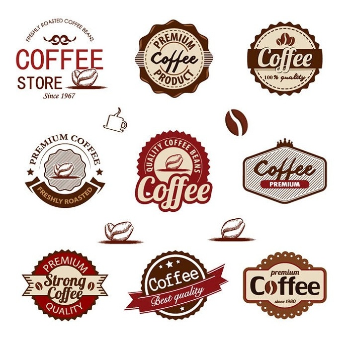9 Free Coffee Badges