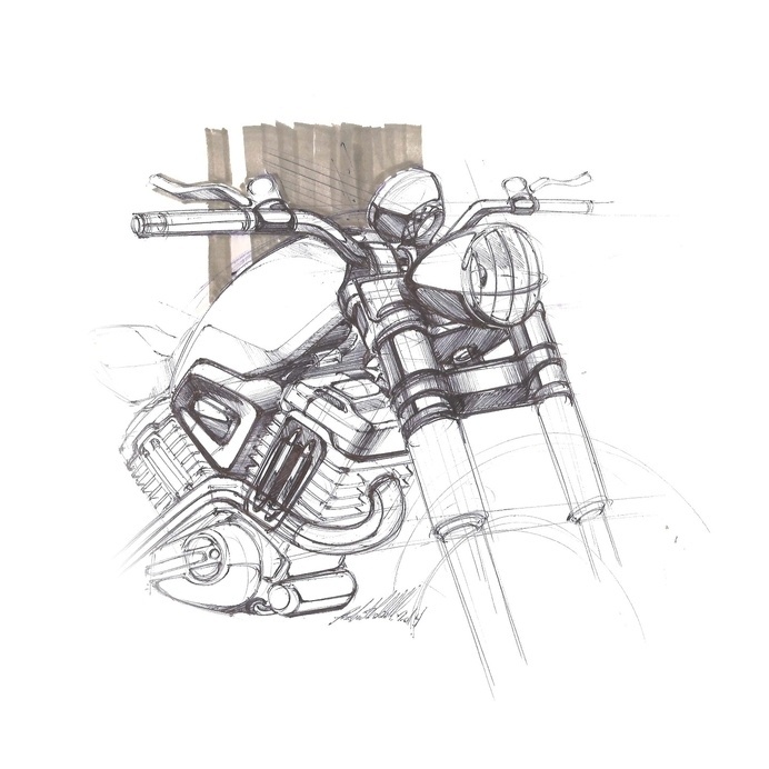 Motorcycle sketch #design #sketch #moto #motorcycle