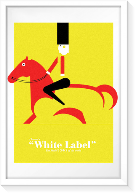 White Label #print #poster #ilustraton