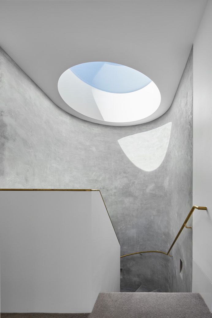 Armadale Residence – Minimalissimo #minimalism #minimal #concrete #stone #skylight #stairs