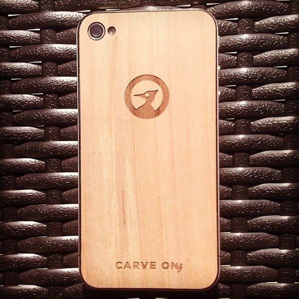 Apple Tree wood prototype - Feels and looks great #cover #iphone #wood #craft #carveon