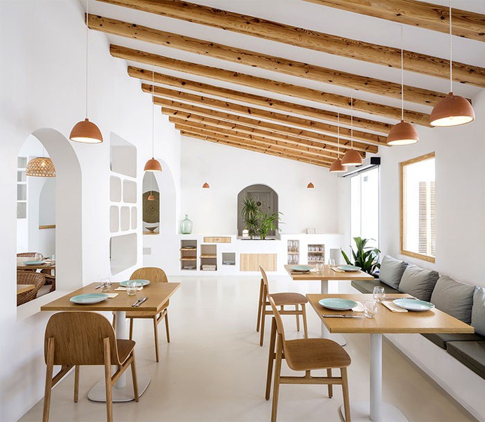 Mora Restaurant - an Project Based on a Neo-Mediterranean and Contemporary Duality #restaurant #decor