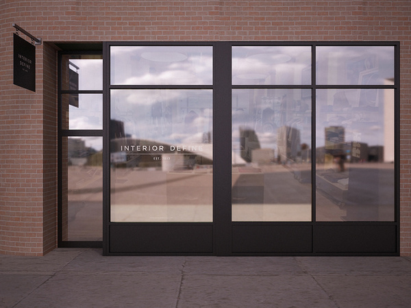 Interior Define #interior #visual #branding #design #environmental #identity #define #signage