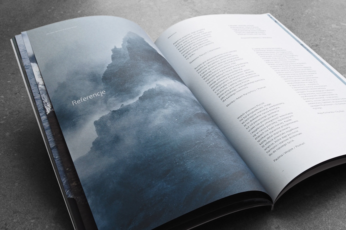 Pulva brand identity minimal by minima midnsparkle mag designblog branding poland landscape blue mountains deluxe luxury print book magazine