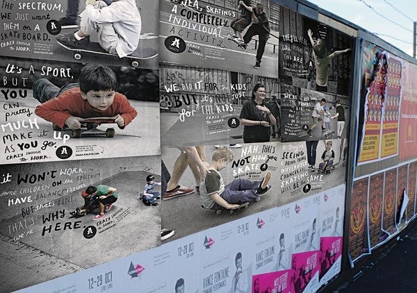 New Zealand's Best Graphic Design. #lettering #handlettering #askate #skateboarding #charity #parents #wall #handmade #autism #poster #kids #typography