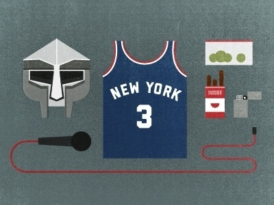 Dribbble - MF DOOM kit by Andrew McBride #doom #illustration #mf