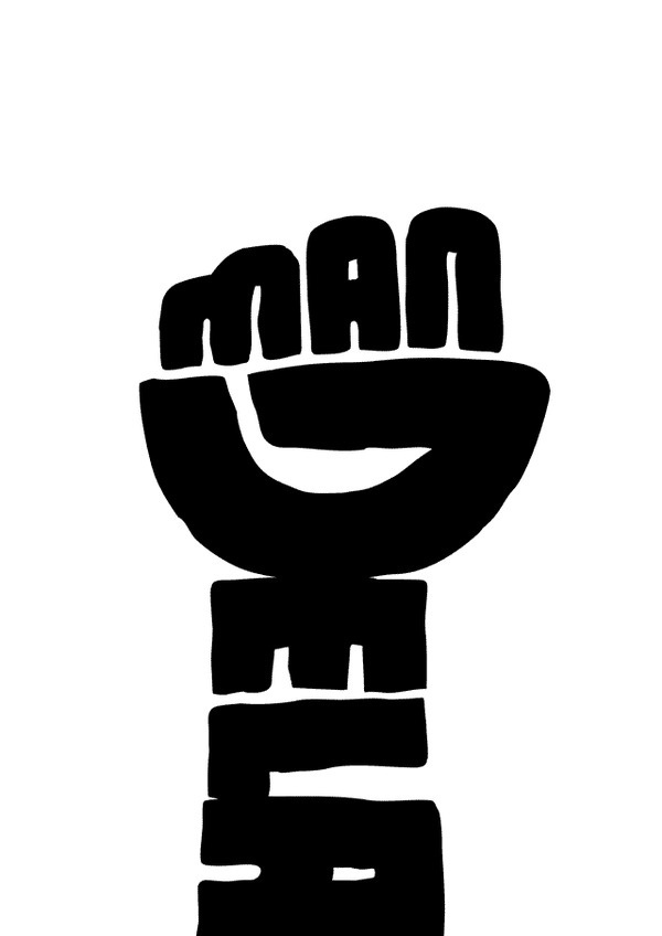 Joel Guenoun - Mandela #typography #poster #mandela