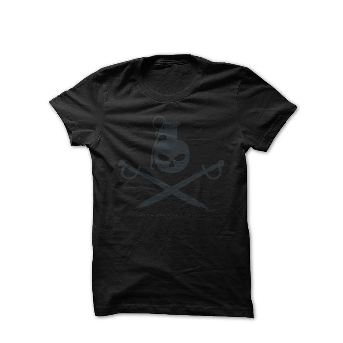 Image of Jolly Roger #tshirt #black #f&a