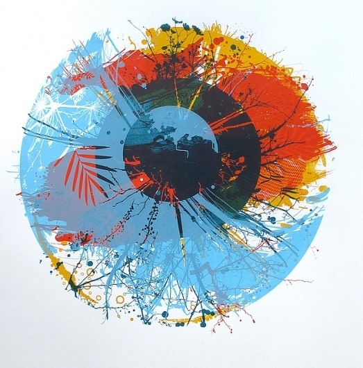 CHRIS KEEGAN #chris #print #screenprint #eye #illustration #nature #life #keegan