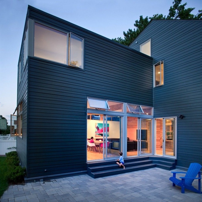 New Jersey Modern House with References to the Traditional Architectural Shapes 15