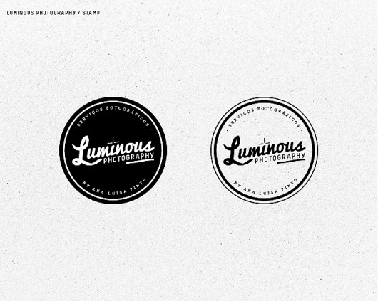 Luminous Photography Logo - WRMSNFCTD | Creative Contagion #logo #stamp