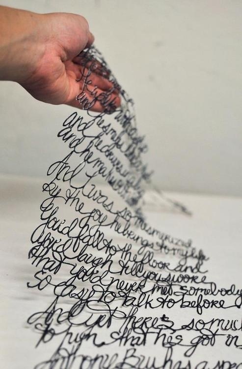 Hand cut type_ that's super amazing and clever. #design #gestaltung #manual #typography #graphicdesign #typeface #type #font #typo