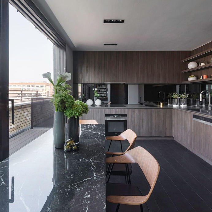 kitchen, dining room, Chris Dyson Architects