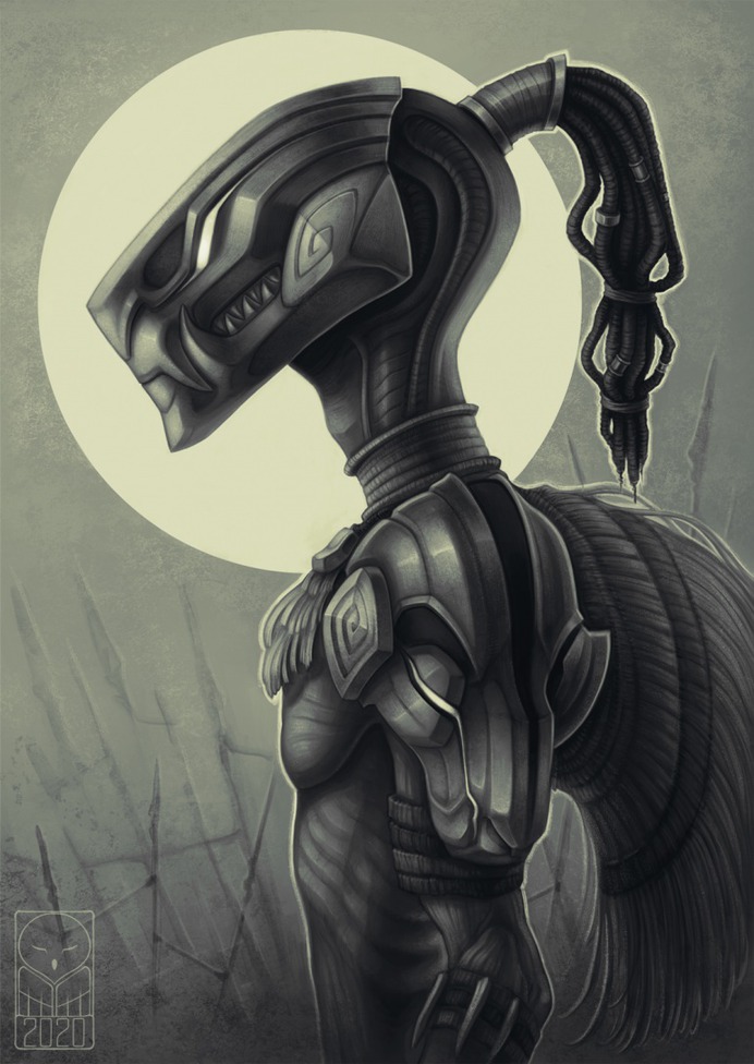 Masked Warrior by TheTundraGhost