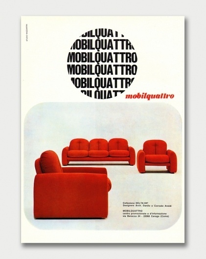 Minimalism and Modernism » Swank Advertising / Aqua-Velvet #modernism #furniture #advertisement #minimalism
