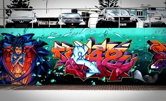 tumblr_lvc84elpLn1r4sim3o1_1280.jpg (1280×783) #bondi #graff #graffiti #wall #art #australia