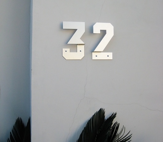 House Numbers #house #byrom #design #typography #number #type #andrew