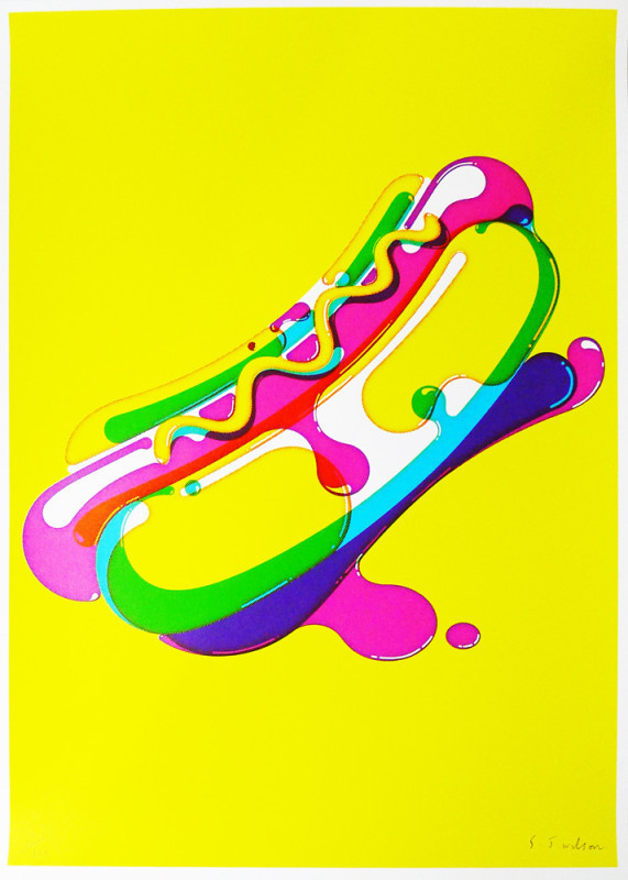 New York Hotdog #screen #print #hotdog