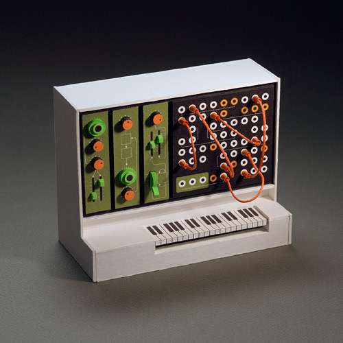 Analogue Miniature 18 #miniatures #synth #craft #art #paper